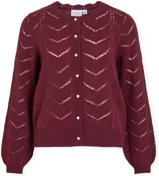 Vila Vest Cardigan Tuli L S Fig