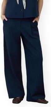 Vila Wijde broeken Rosa Trousers Navy Blazer