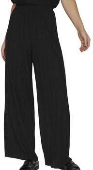 Vila Wide leg stoffen broek met plissévouwen model 'PLISA' - Foto 3