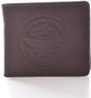 Von Dutch Portemonnee met overslag 100% Leer Bruin Rood Heren - Thumbnail 1