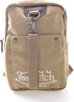 Von Dutch Canvas Schoudertas Bruin Green Heren
