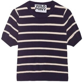 Wild Pony Blouse Top 10265 Navy