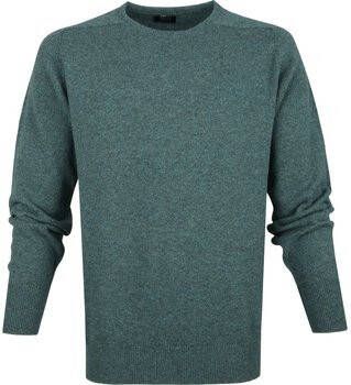 William Lockie Sweater Lamswol Moorland Groen
