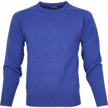 William Lockie Sweater O Lamswol Blauw