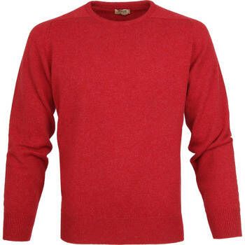 William Lockie Sweater Pullover Lamswol O Poppy Mellange
