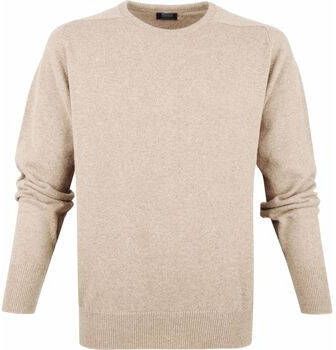William Lockie Sweater Trui Lamswol Linen Beige
