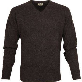 William Lockie Sweater Pullover Lamswol V Cacoa
