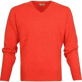 William Lockie Sweater Pullover Lamswol V Inferno