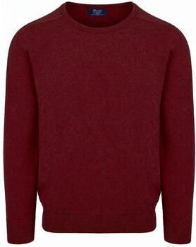 William Lockie Sweater Lamswol Bordeaux