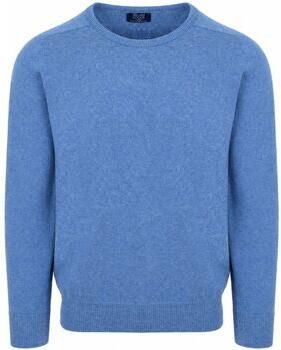 William Lockie Sweater Lamswol Jeans Blauw