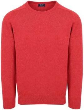 William Lockie Sweater Lamswol Poppy Melange