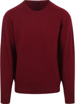 William Lockie Sweaters Pullover Lamswol Bordeaux