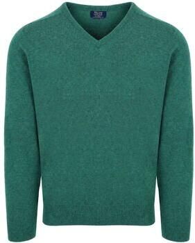William Lockie Sweater V-Hals Lamswol Cossack