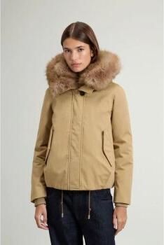 Woolrich Blazer CFWWOU2237FRUT1974 BEST COTTON FAUX FUR-8926A GOLD KHAKI