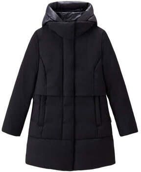 Woolrich Zwarte Luxe Puffy 2in1 Parka Jassen Black Dames