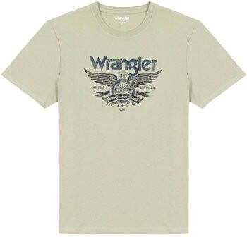 Wrangler T-shirt Korte Mouw T-shirt Americana