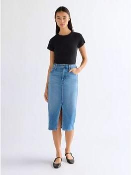 Wrangler Midi-rokken 112378225-HAZY HORIZON