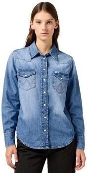 Wrangler Overhemd 112362599 HERITAGE-BLUE MELON WASH