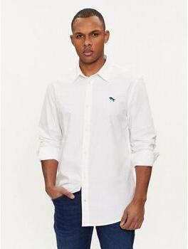 Wrangler Overhemd Lange Mouw 112350485 LS SHIRT-WHITE OXFORD