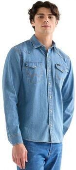 Wrangler Overhemd Lange Mouw 112378474-LAKE
