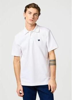 Wrangler Polo Shirt Korte Mouw 112362386 POLO-BRIGHT WHITE
