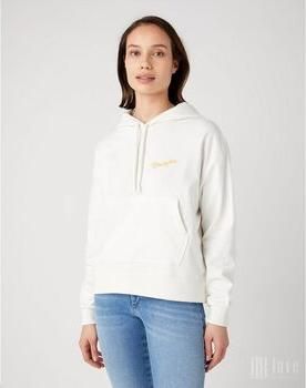 Wrangler Sweater 112343674 REGULAR HOODIE-WORN WHITE