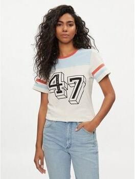 Wrangler T-shirt Korte Mouw 112350188-WHITE