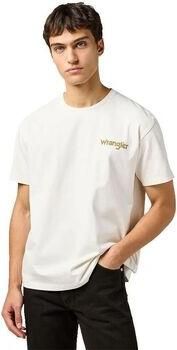 Wrangler T-shirt Korte Mouw 112362817 CASEY JONES-ECRU