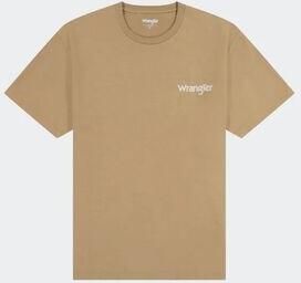 Wrangler T-shirt Korte Mouw 112362818 CASEY JONES-CAPPUCCINO