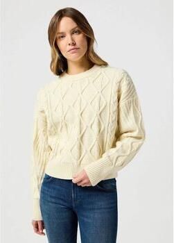 Wrangler Trui 112356472-WORN WHITE