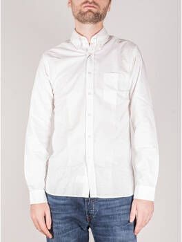 Xacus Overhemd Lange Mouw Legacy Camicia Oxford Lavato Bianca