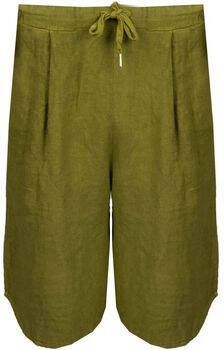 Xagon Man Linnen Shorts Eenvoudige Stijl Italië Green Heren