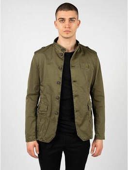 Xagon Man Stijlvolle Jas met Knoopzakken Green Heren