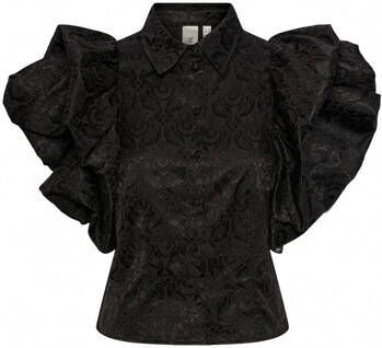 Y.A.S Blouse YAS Shirt Tapera S S Black