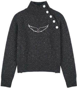 ZADIG & VOLTAIRE Meisjes Truien & Vesten X60808 Donkergrijs - Foto 3
