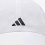 Adidas Witte Visor Hoed Essentials Aeroready Six-Pan Unisex Wit Unisex - Thumbnail 2