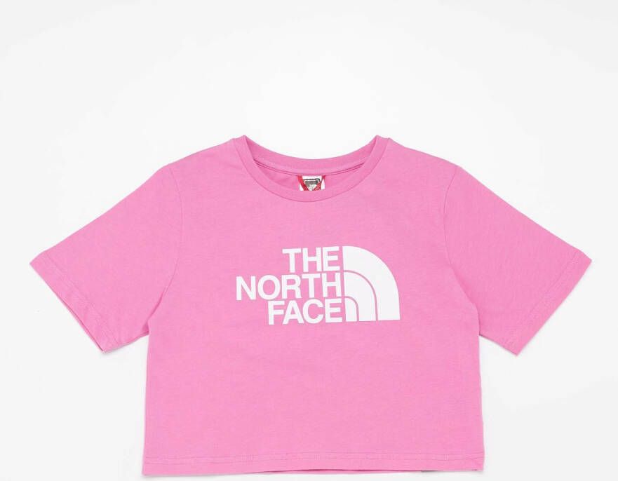 North Face The Easy Roze Crop Top Meisjes