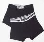 Puma 2-Pack Boxershorts Geplaatst Logo Zwart Black Heren - Thumbnail 3