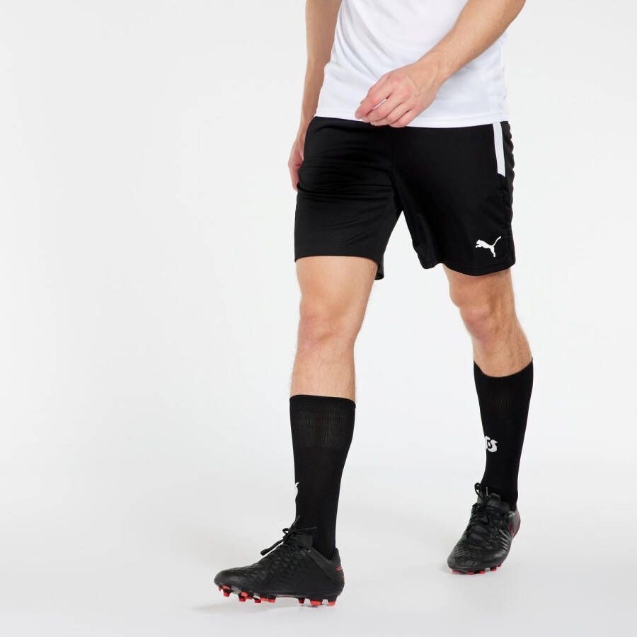 Puma teamliga training voetbalbroekje zwart heren