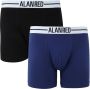 Alan Red Boxers Boxer zwart blauw 2Pack - Thumbnail 2