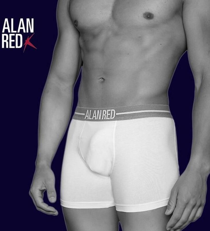 Alan Red Boxers Boxershort Wit 2Pack - Foto 2