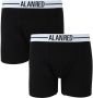 Alan Red Boxers Boxershort Zwart 2Pack - Thumbnail 2