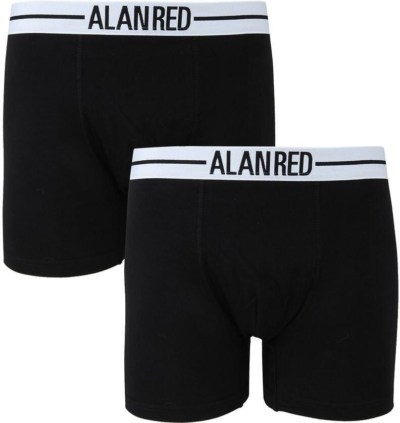 Alan Red Boxershort Zwart 2Pack