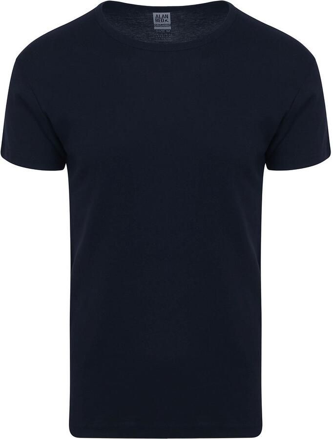 Alan Red Copenhagen T-shirt O-Hals Navy 2-Pack - Foto 3