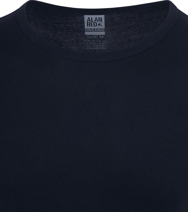 Alan Red Copenhagen T-shirt O-Hals Navy 2-Pack - Foto 2