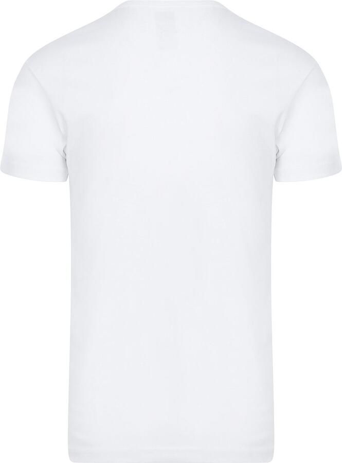 Alan Red Copenhagen T-shirt O-Hals Wit 2-Pack - Foto 3