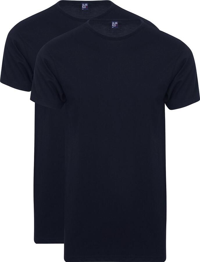 Alan Red T-shirt Derby Extra Lang T-Shirt Navy (2-Pack)