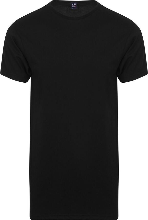 Alan Red T-shirt Derby Extra Lang T-Shirt Zwart (2-Pack) - Foto 3