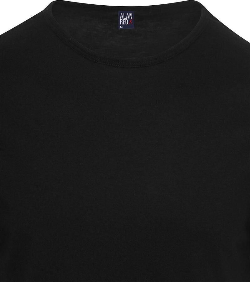 Alan Red T-shirt Derby Extra Lang T-Shirt Zwart (2-Pack) - Foto 2