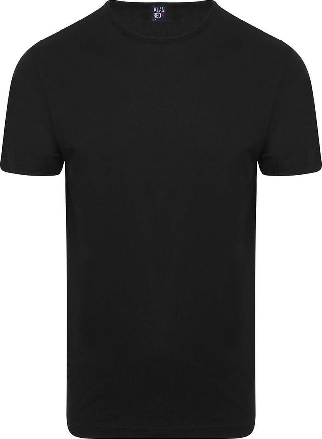 Alan Red T-shirt Korte Mouw Derby O-Hals T-Shirt Black (2Pack) - Foto 2